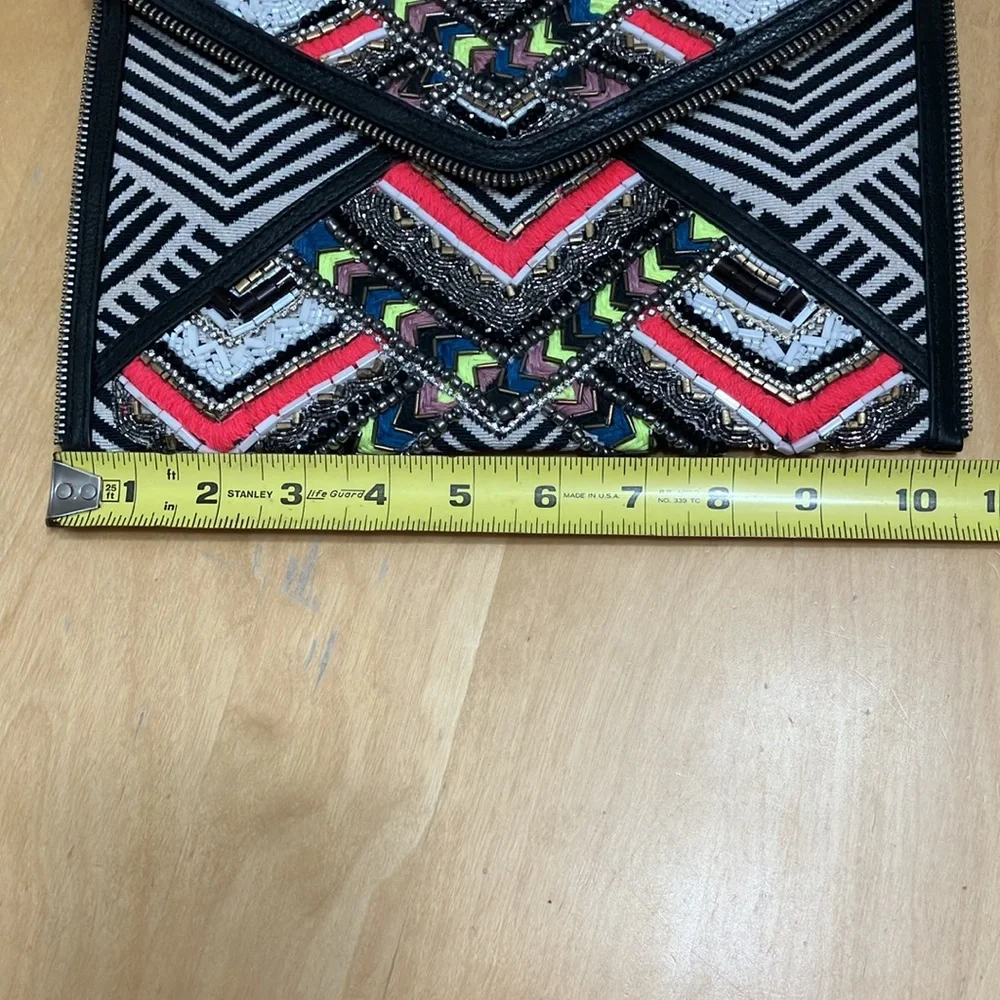 Rebecca Minkoff Multicolor Geometric Clutch